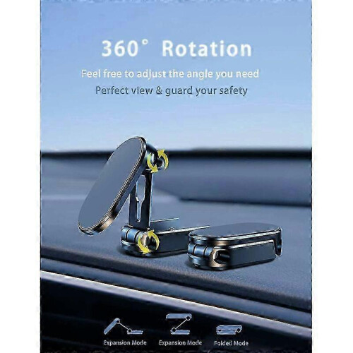 Magnetic cell phone car holder Multi-function magnet suction cup type cell phone car base stand compatible 50*28*17mm_hb 2