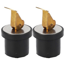 22mm Livewell Drain Plug Brass Compression Type 7/8in Marine Drain Plug for Livewell Sink Transom Baitwell_hb