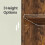Tall Bookcase - Engineered Wood - Rustic Brown - 6-Tier with Door 8