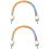 Rope Perches for Bird Cages – 2-Pack Perch for Parrots, Cockatiels & Parakeets 1