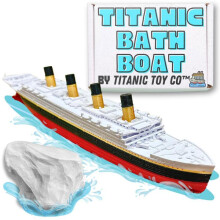 (white) Titanic Model Ship Resin Cruise Liner Mediterranean Style Multilayer Landscape Decor 40cm