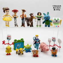 (10pcs*1) 17 Characters Action Figure Set Anime Model Ornaments