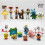 (17pcs) 17 Characters Action Figure Set Anime Model Ornaments 1