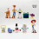 (17pcs) 17 Characters Action Figure Set Anime Model Ornaments 3
