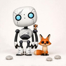 The Wild Robot Figures Roz and Brightbill Collectible Desktop Ornament Gift