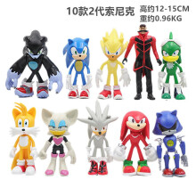 (12pcs) The Hedgehog Action Figure Set 5/6/8/10 Pcs PVC Collectible Toys Desktop Ornament