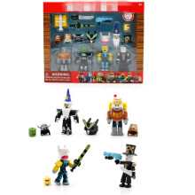 (5) Building Block Figures 24-Piece Anime Game Mini Toy Collectible Set with Accessories