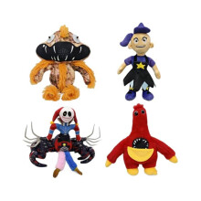 (16) Plush Toy Set Purple Hair Lily Mutated Jim One-Eyed Jixi Doll Horror Game Merch