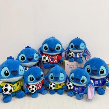(Blue and white striped jersey, 50cm) 2026 Stitch Plush Toy Stitch Child Comfort Pillow Creative Birthday Gift Claw Machine Doll