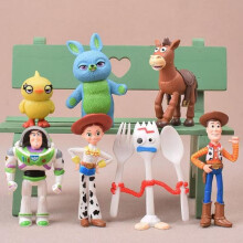 (7pcs) ‘Toy Story’ Action Figures – Animated Models – Decorative Collectible Toys – 7-Piece Set