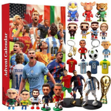 (1pcs) Football Blind Box PVC Star Player Figurine Soccer Star Mystery Box Collectible
