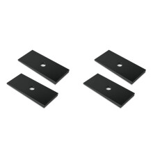2X 2.5 Degree Angle Correction Suspension Axle Shims for Leaf Springs Pinion Angle Shims Pinion Wedges