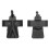 Windshield Washer Nozzle Set for  Micra K12 2003-2010, 4-Pack 6