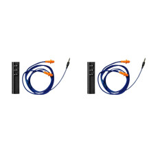 2X Écouteurs pour Écouter de la Musique avec Basses Puissantes, Bouchons D'Oreilles pour Téléphone Portable, Lieu de Travail, Mains