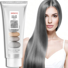 (brown) Color-Depositing Gray Hair Mask for Fashion Colors, Anti-Fade Treatment for Dry Frizzy Hair, 8.8oz