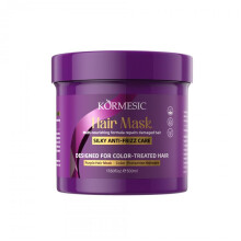 KORMESIC Purple Hair Mask, Deep Moisturizing Smooth Repair, Color Treated Hair Care, for Dry Frizzy Damaged Hair, 250ml