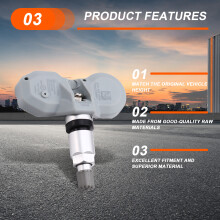 4PCS Car Tire Pressure Sensor TPMS 315MHz 7P0907275A 7PP907275G for Cayenne 2010/01-2014/12