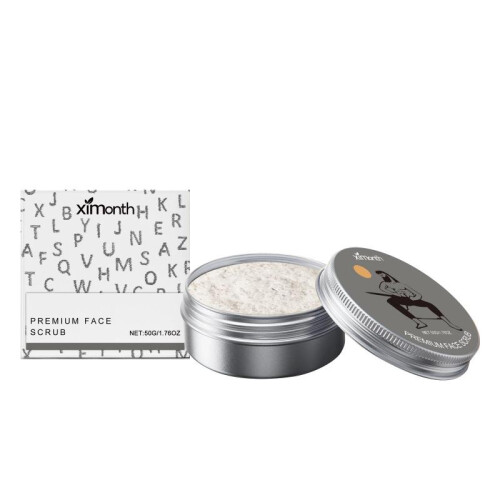 XIMONTH Face Scrub Gentle Exfoliating Deep Cleansing Hydrating Refreshing 100g