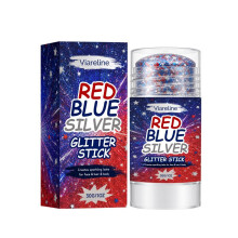 VIARELINE Glitter Makeup Stick, High-Pigment Eyeshadow & Blush Multi-Stick, Shimmer Finish, Long-Wear, Fall-Resistant