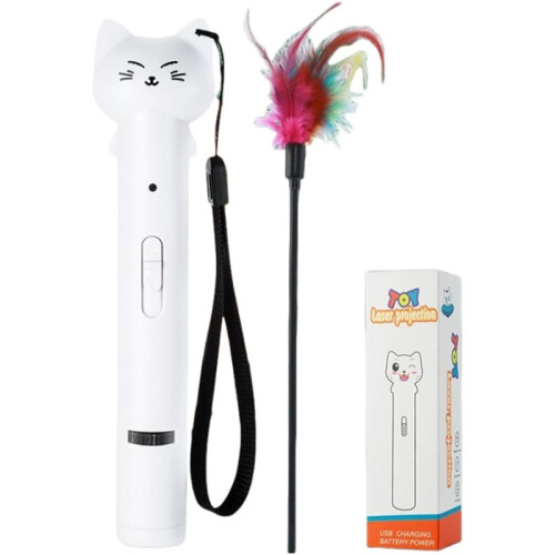 Pattern Projection Cat Toy – Infrared Pointer with 5 Interactive Modes