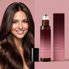 Volumizing Hair Serum Roll-On - Lightweight & Fast Absorbing - Non-Greasy - for All Hair Types - Portable Roller Design