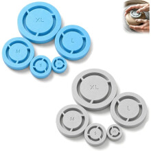 Pottery Foot Tool Clay Base Aligner for Ceramic,10Pc Pottery Foot Molder Ceramic Tools, Aligned Foot Template