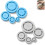 Pottery Foot  Tool Clay Base Aligner for Ceramic,10Pc Pottery Foot Molder Ceramic Tools, Aligned Foot  Template 1