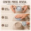 Pottery Foot  Tool Clay Base Aligner for Ceramic,10Pc Pottery Foot Molder Ceramic Tools, Aligned Foot  Template 3