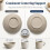 Pottery Foot  Tool Clay Base Aligner for Ceramic,10Pc Pottery Foot Molder Ceramic Tools, Aligned Foot  Template 4