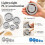 Pottery Foot  Tool Clay Base Aligner for Ceramic,10Pc Pottery Foot Molder Ceramic Tools, Aligned Foot  Template 7