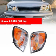 1Pair Side  Corner Lights Parking Turn Signal Lamp for  LX470 1998-2007 81521-60370 81511-60500 8152160370