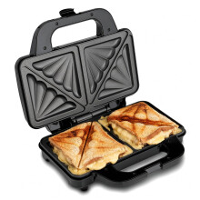 Global Gourmet by Sensio Home 4 Slice Sandwich Toaster Black Premium