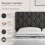 GarveeMore Upholstered Bed Frame, Adjustable Headboard, Dark Grey, Double 6
