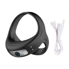 Semen Locking Ring Men's Semen Locking Triangular Ring USB Rechargeable Vibrating Massage Supplies