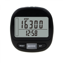 CR-812 3D Pedometer Mini Walking Pedometer With Clip For Accurate Step Counting