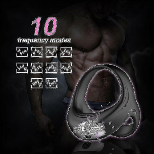 Semen Locking Ring Men's Semen Locking Triangular Ring USB Rechargeable Vibrating Massage Supplies 2