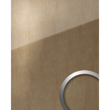 WallFace 28425 METALLIC USED Sand AR+ Wall panel glass look shiny brown 2,6 m2