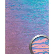 WallFace 29019 CRASHED Hollywood Blue Wall panel metal colour changing 2,6 m2