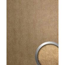 WallFace 29286 GRAIN METALLIC USED Sand Wall panel metal look matt brown 2,6 m2