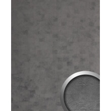 WallFace 29287 GRAIN VELVET Volcano Wall panel textile look matt grey 2,6 m2