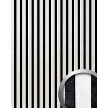 WallFace 30681 Chalk Light Design panelling slatted look matt grey 1,68 m2