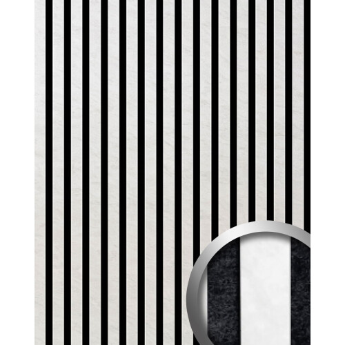 WallFace 30681 Chalk Light Design panelling slatted look matt grey 1,68 m2
