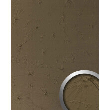 WallFace 26534 LOTUS VELVET Mocha Wall panel textile look matt brown 2,6 m2