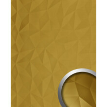WallFace 31022 DIAMOND Gold Design panelling metal look mirrored gold 2,6 m2