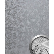 WallFace 29291 TARGET Silver Design panelling metal look mirrored silver 2,6 m2