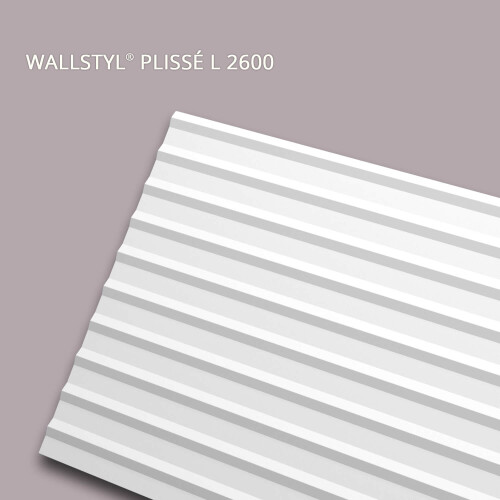 NMC PLISSÉ L 2600 WALLSTYL Noel Marquet 3d wall Acoustic Decorative panel 2,6 m 1