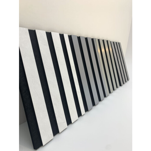 WallFace 30709 Silver brushed Design panelling slatted look brushed grey 1,68 m2 1
