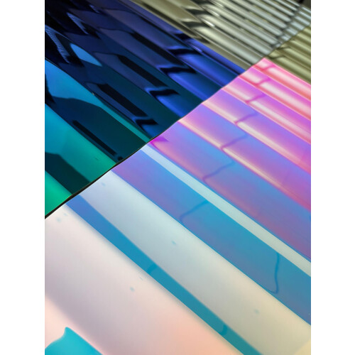 WallFace 31025 PILLAR Hollywood Blue Wall panel metal colour changing 2,6 m2 1
