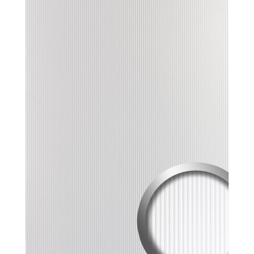 WallFace 29305 BRIDGE White Design panelling leather look matt white 2,6 m2