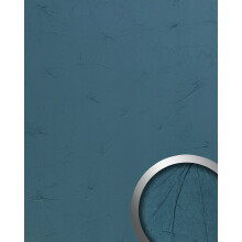 WallFace 32090 LOTUS VELVET Sapphire Design panelling textile look matt blue 2,6 m2